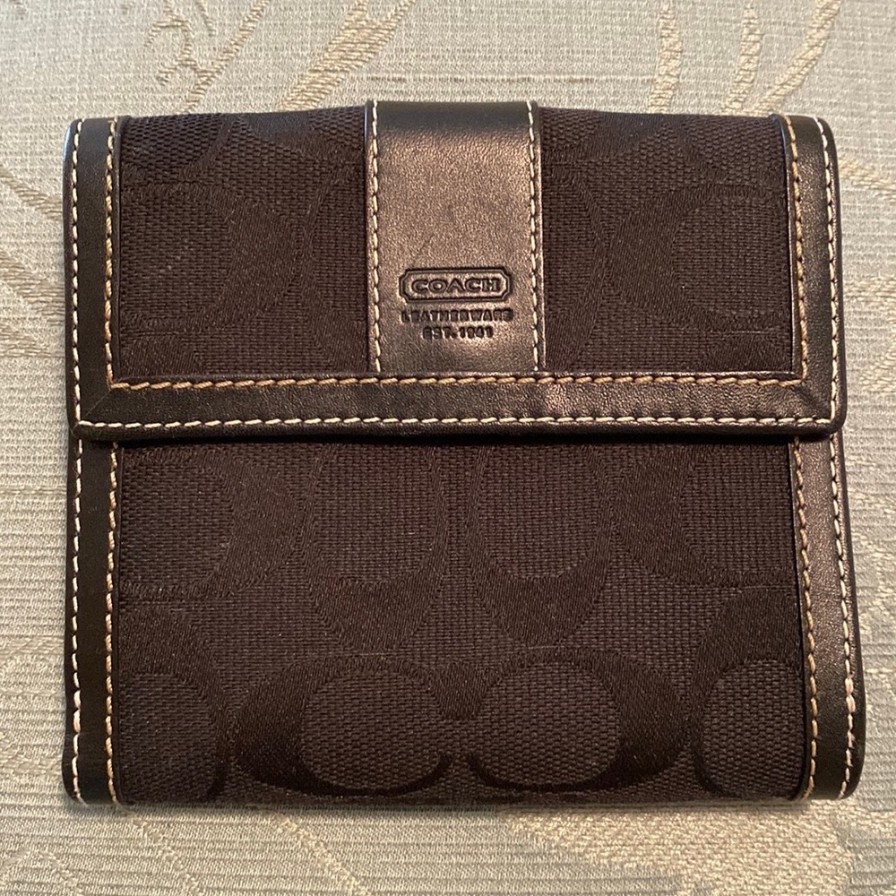 Coach, wallet, black